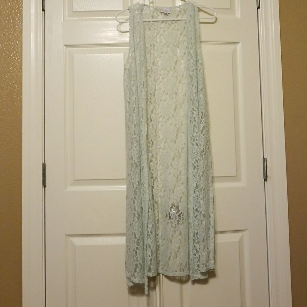 Lularoe lace vest