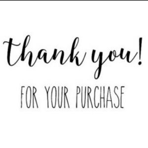 Thank your for purchasing from my closet!