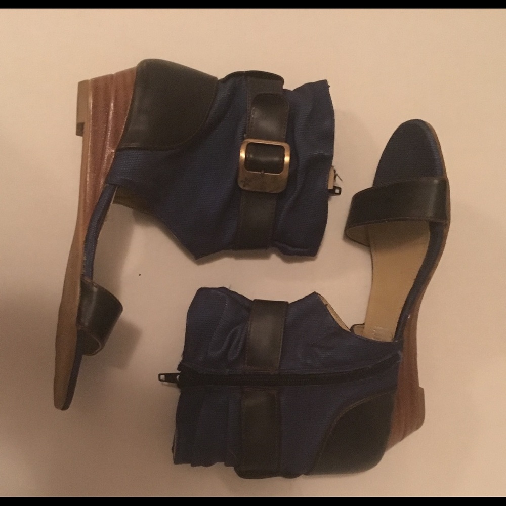 Blue Jean Belted Sandals