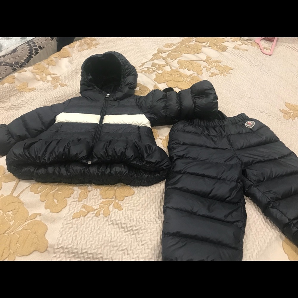 Moncler girls snow suit jacket and pants