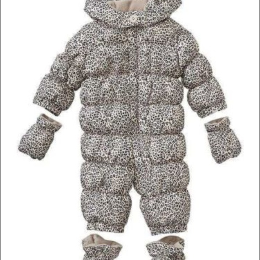 Baby Gap Snowsuit -Leopard Print