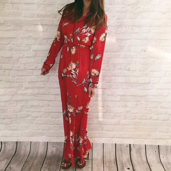 *LAST ONE* Floral Maxi Dress - Picture 3 of 7