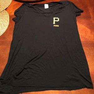 Pink Pittsburgh pirates tee