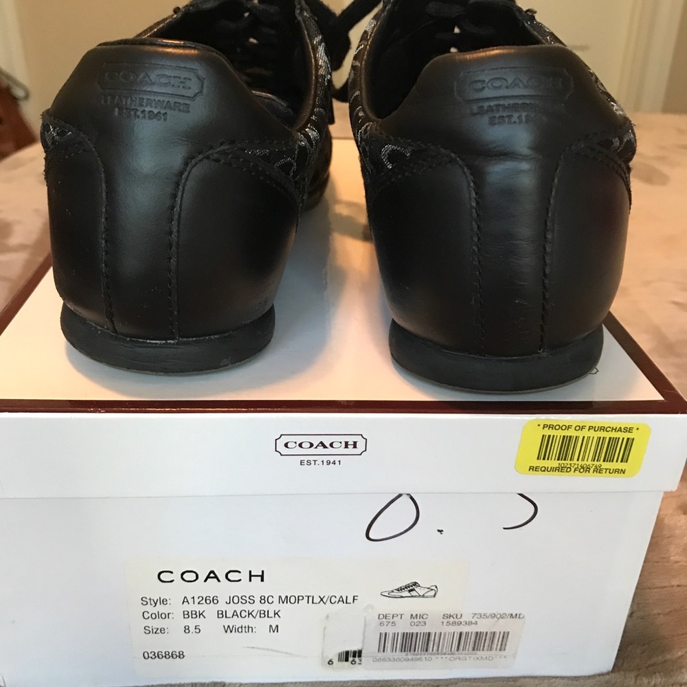Coach tennis shoes