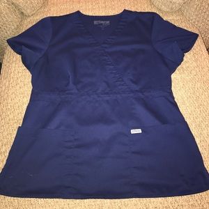 XL Navy Grey's Anatomy scrub top