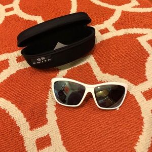 Smith white athletic polarized sunglasses