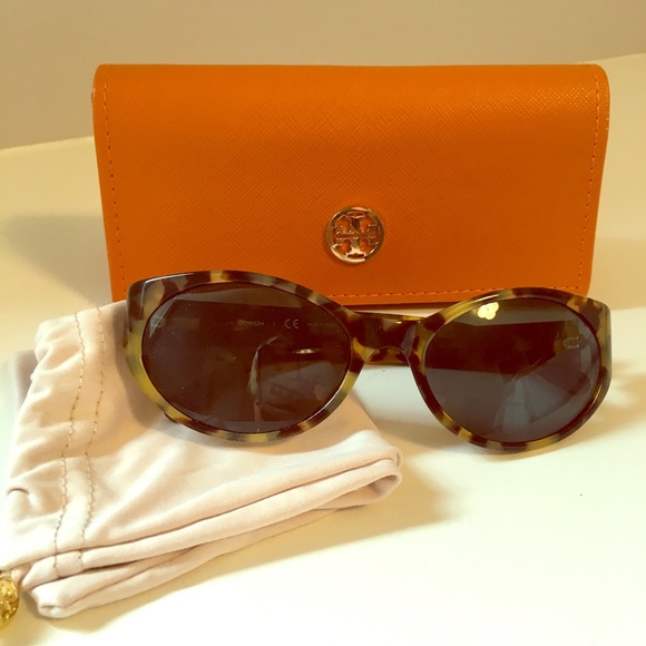 Tory Burch tortoise shell sunglasses