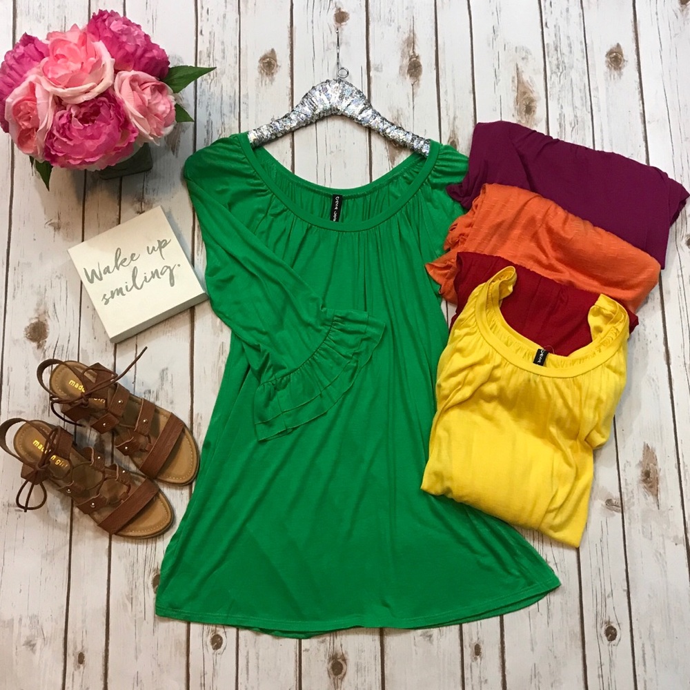 NEW- 5 Bell Sleeve Blouses 