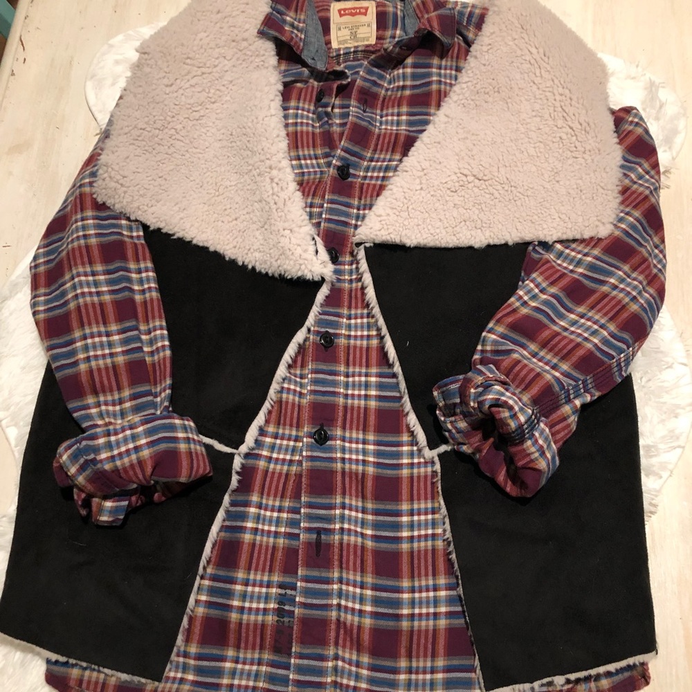 Coco and Jameson faux fur vest