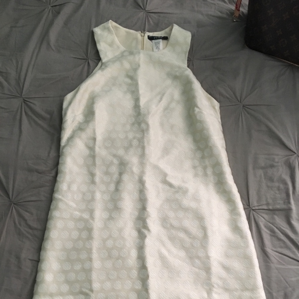 Fury Cream Dotted Dress - Small
