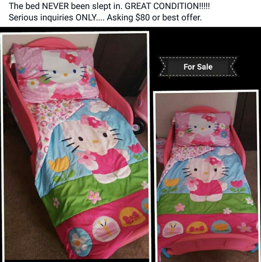 Toddler bed ages 2+