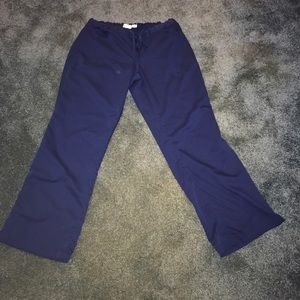 XL Navy Grey's Anatomy scrub buttoms