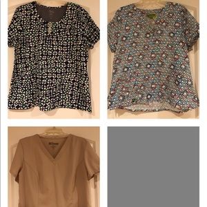 3 Scrub Tops