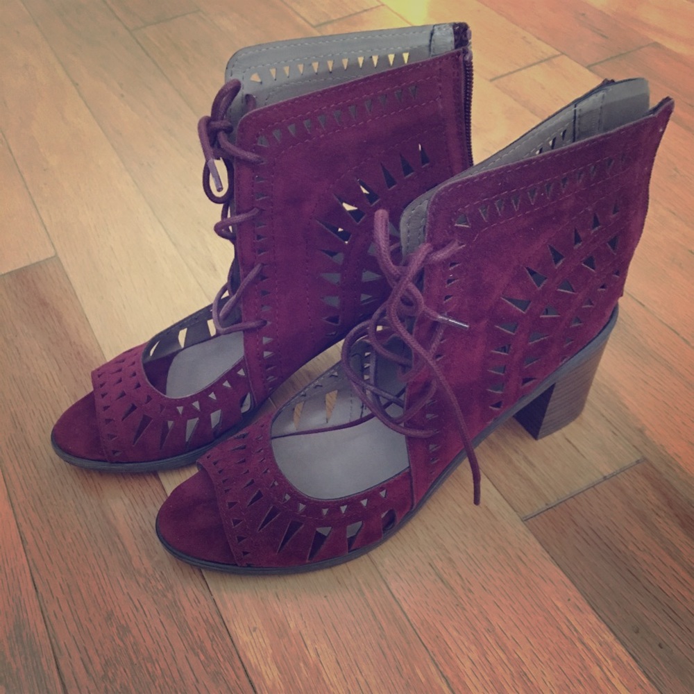Maroon heels