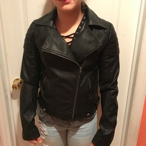 Brandy Melville leather jacket