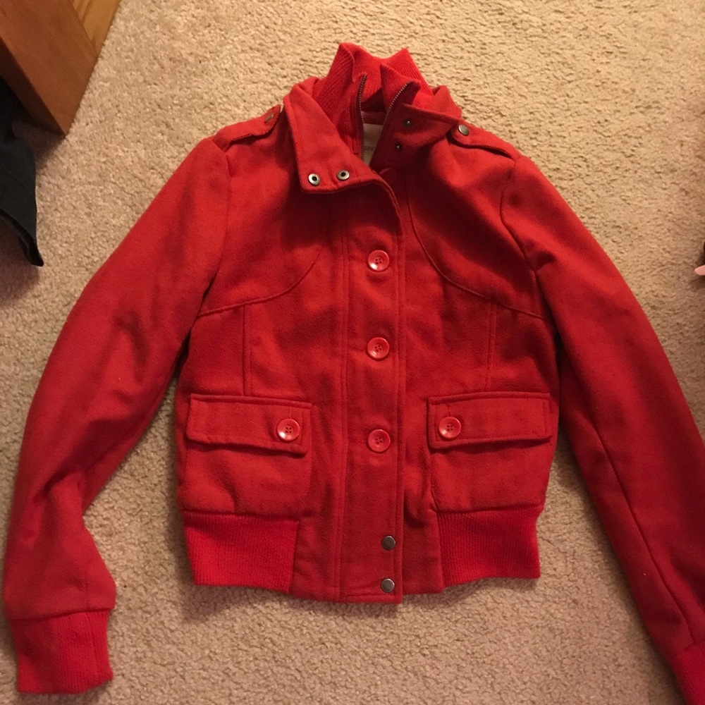 Black poppy jacket