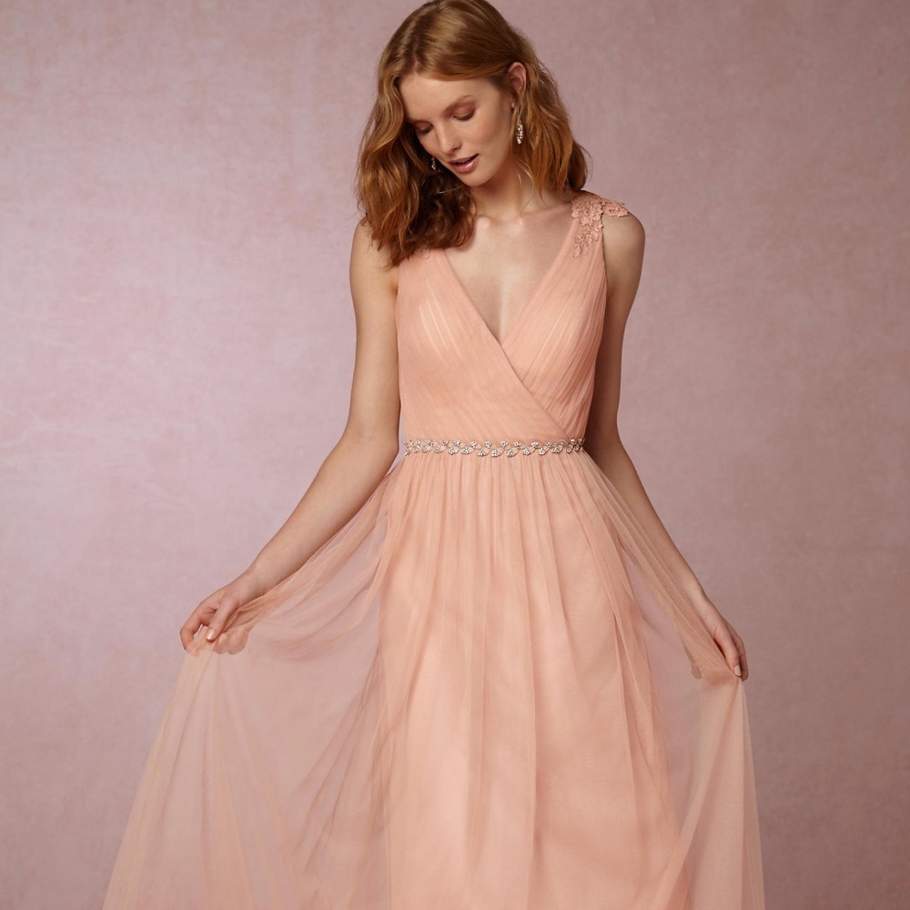 BHLDN Pippa Dress Aurora Pink 8