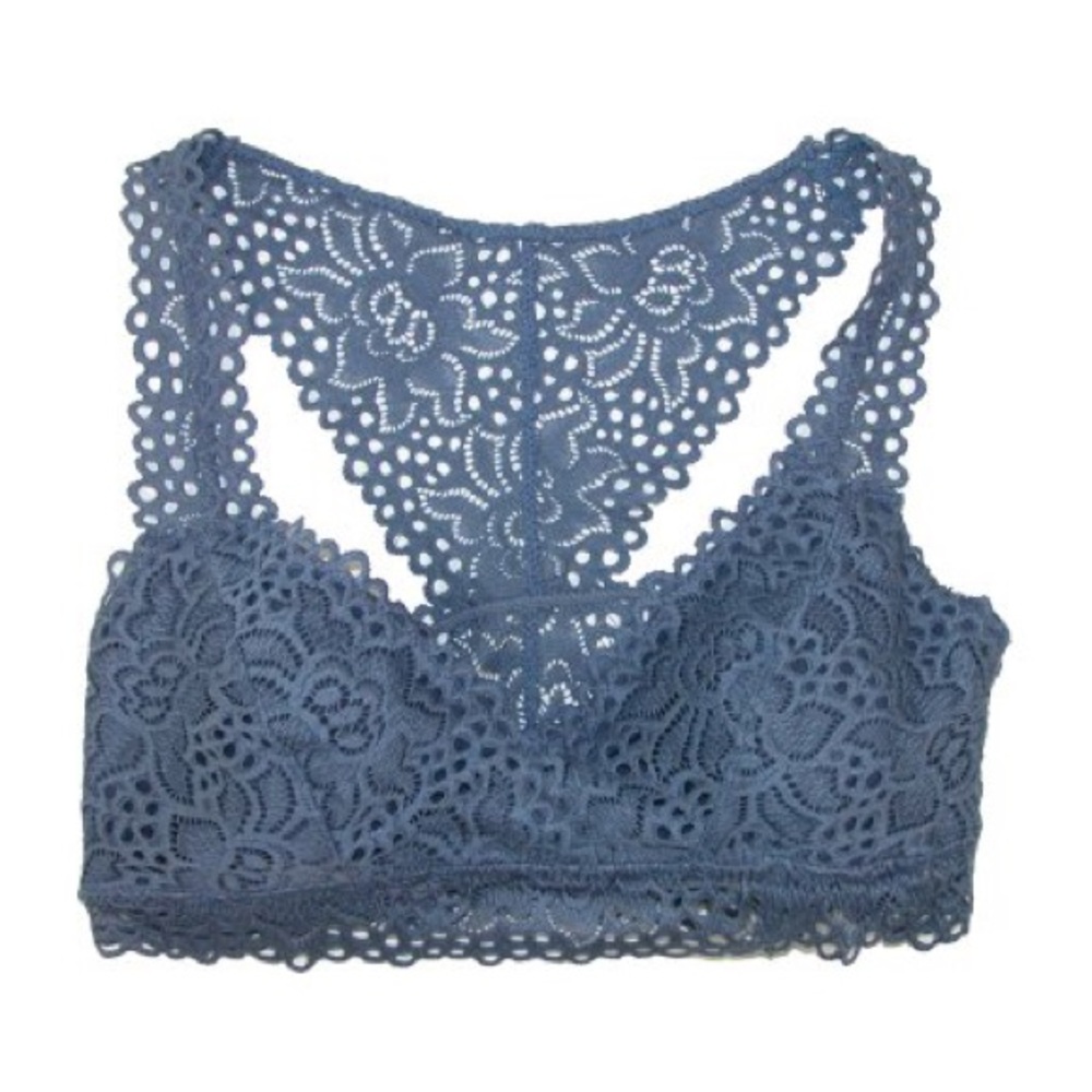 Blue bralette