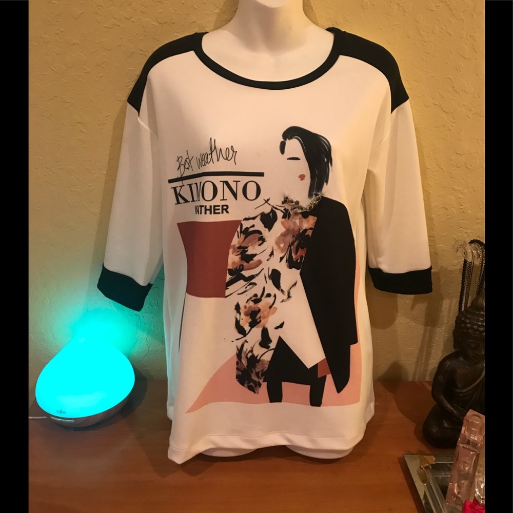 Zara 3/4 sleeve blouse