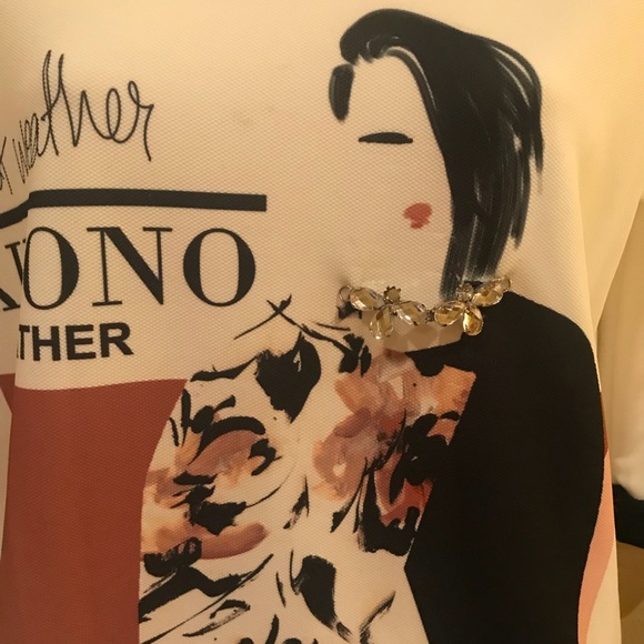 Zara 3/4 sleeve blouse - Picture 4 of 5