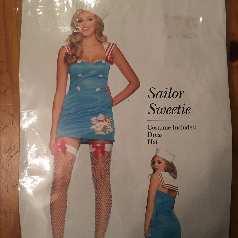 NEW Leg Avenue Sailor Sweetie Costume Sz S/M P/M