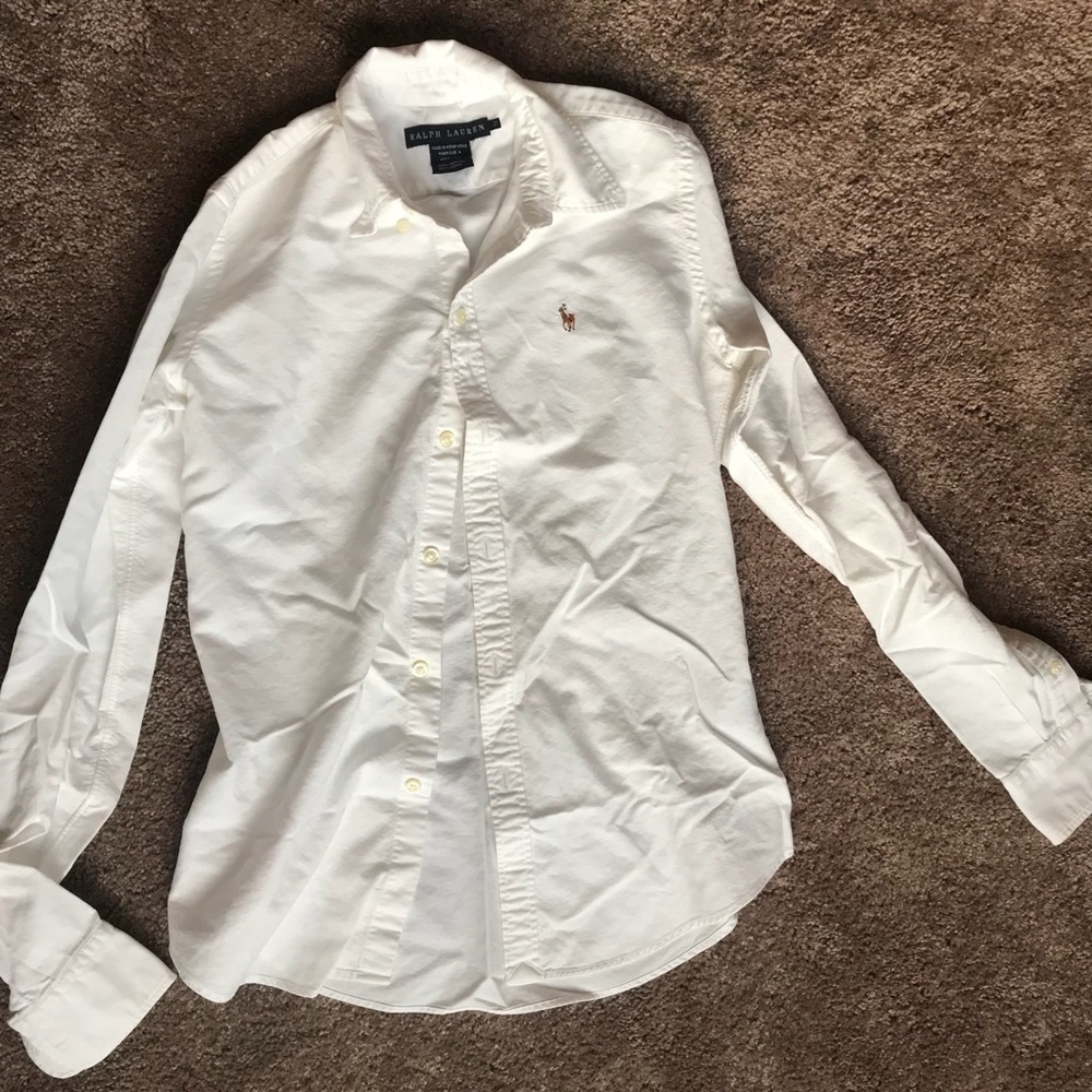 Classic White Slim-Fit Button Down