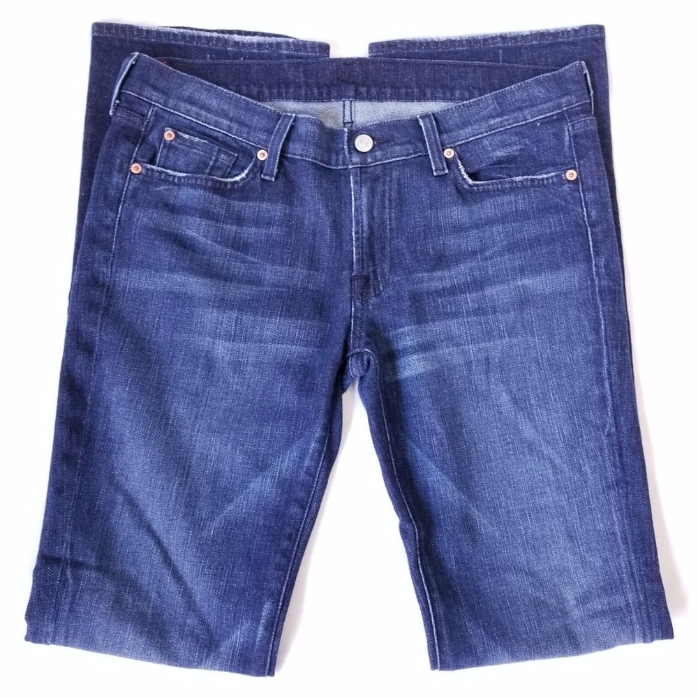 7 For All Mankind Womens Bootcut Medium Wash Jeans