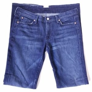 7 For All Mankind Womens Bootcut Medium Wash Jeans