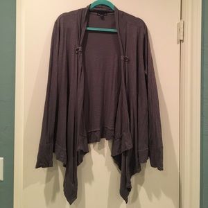 Grey cotton Gap cardigan