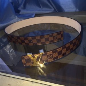 Louis Vuitton Mens Belt Size 32-34 90cm With Box
