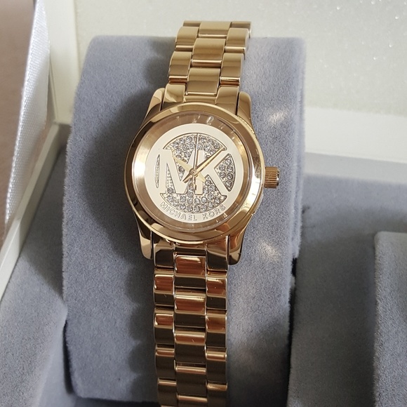 Michael Kors watch + bracelet set MK3624 gold MK - Picture 4 of 8