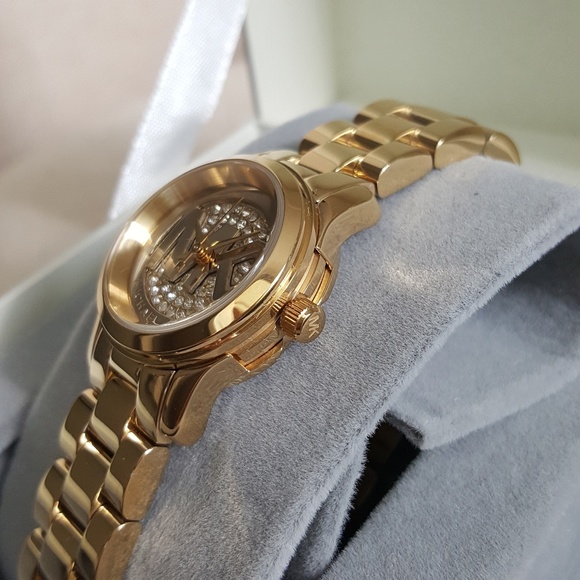 Michael Kors watch + bracelet set MK3624 gold MK - Picture 6 of 8