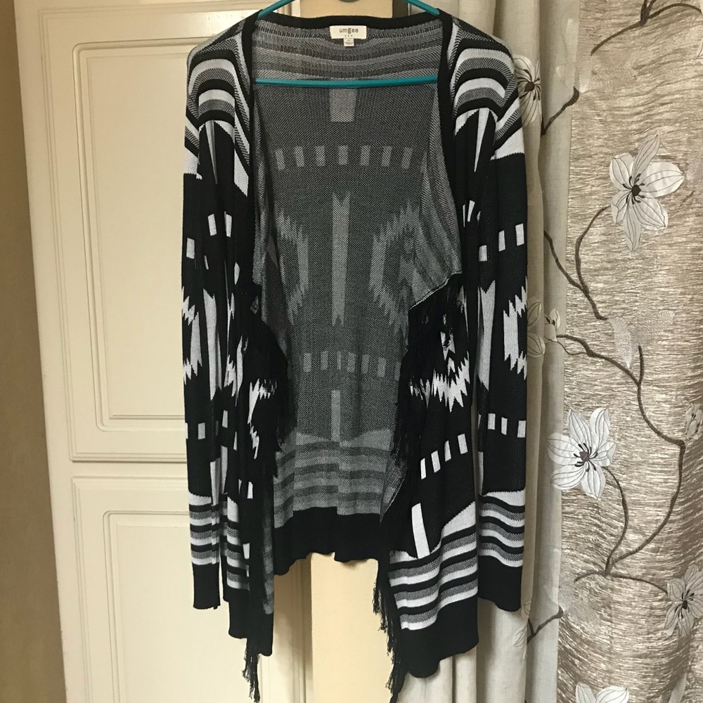 Women’s fringe cardigan