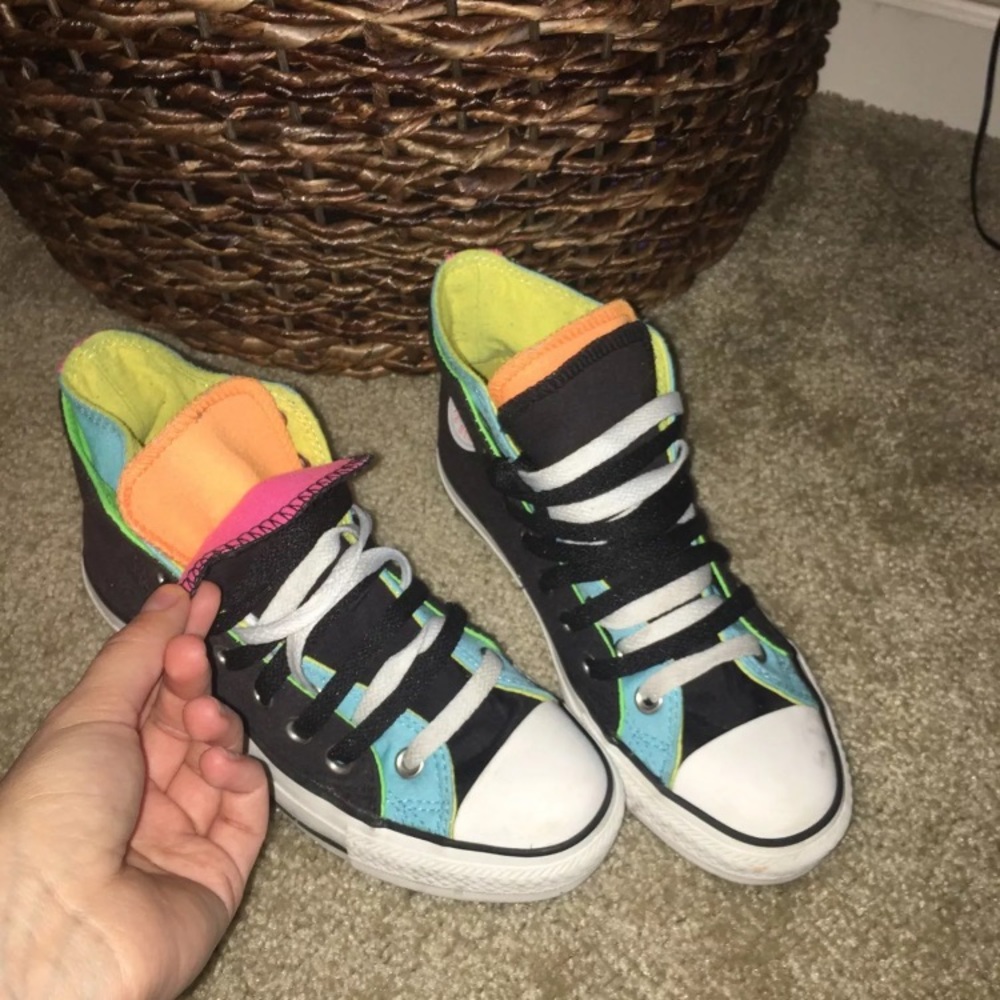 Colorful Converse - unique - LIKE NEW