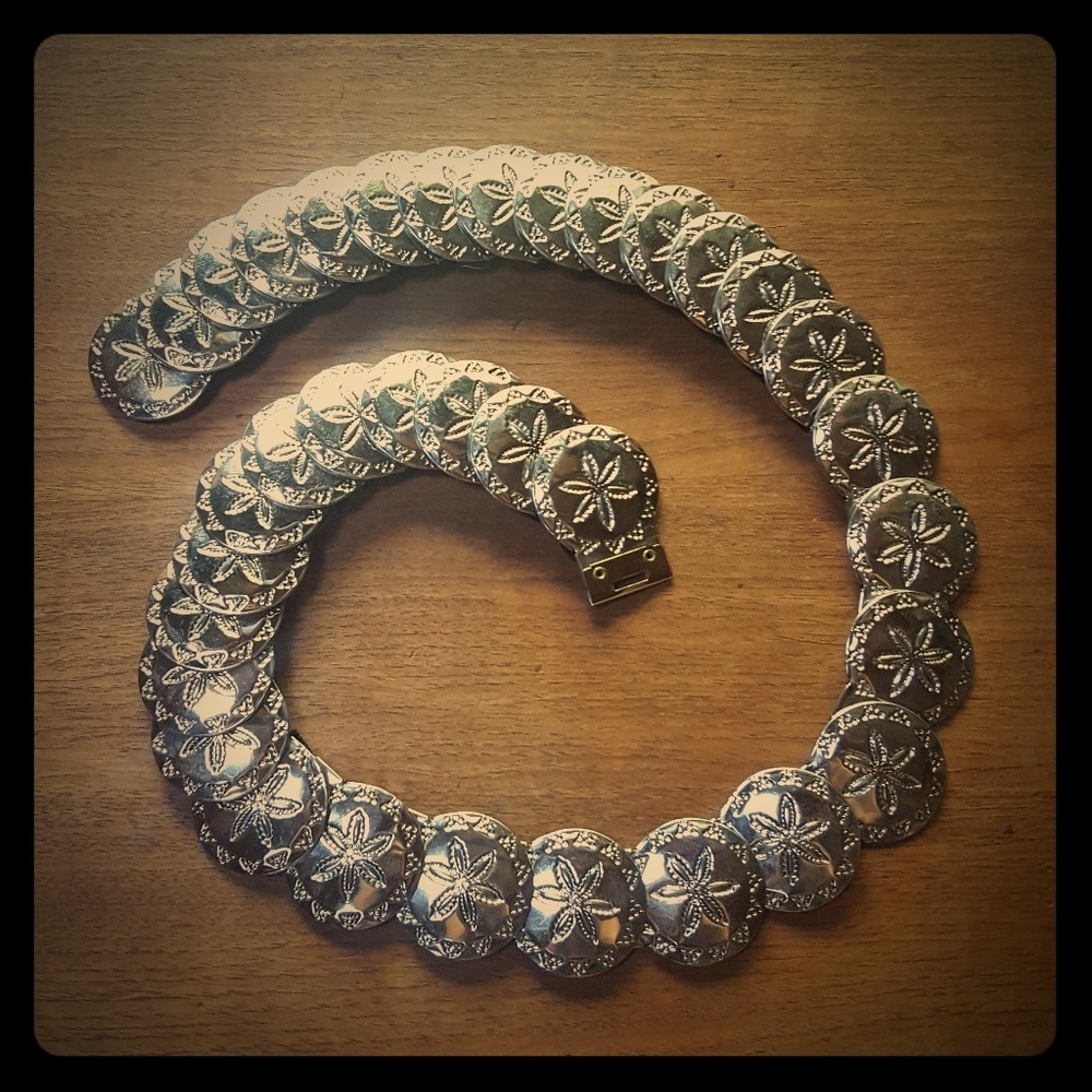 Silver Conch Belt