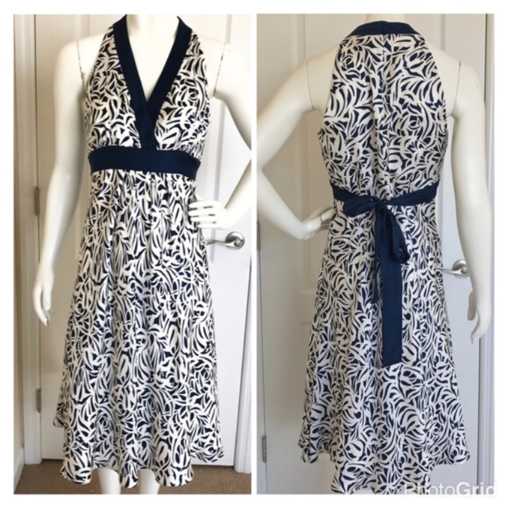 Ann Taylor Halter Floral Dress
