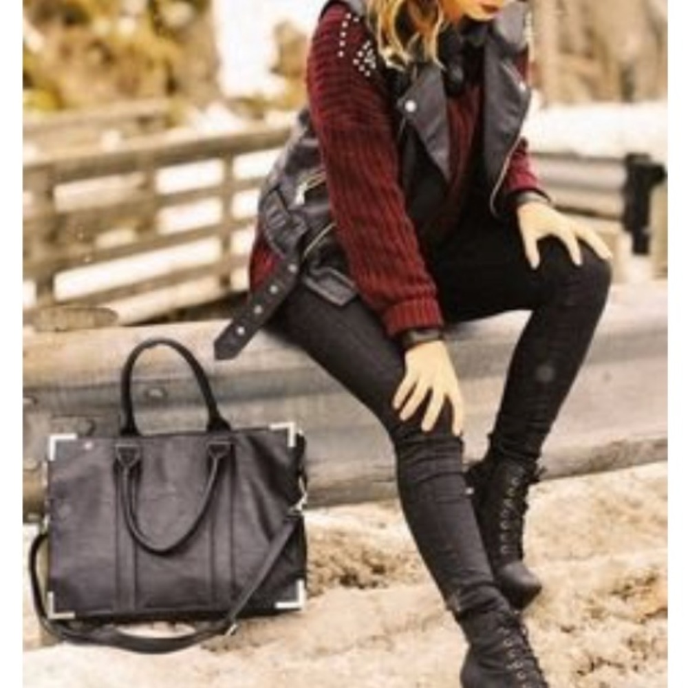 ✨Host Pick✨ Faux Leather Moto Vest - Picture 8 of 8