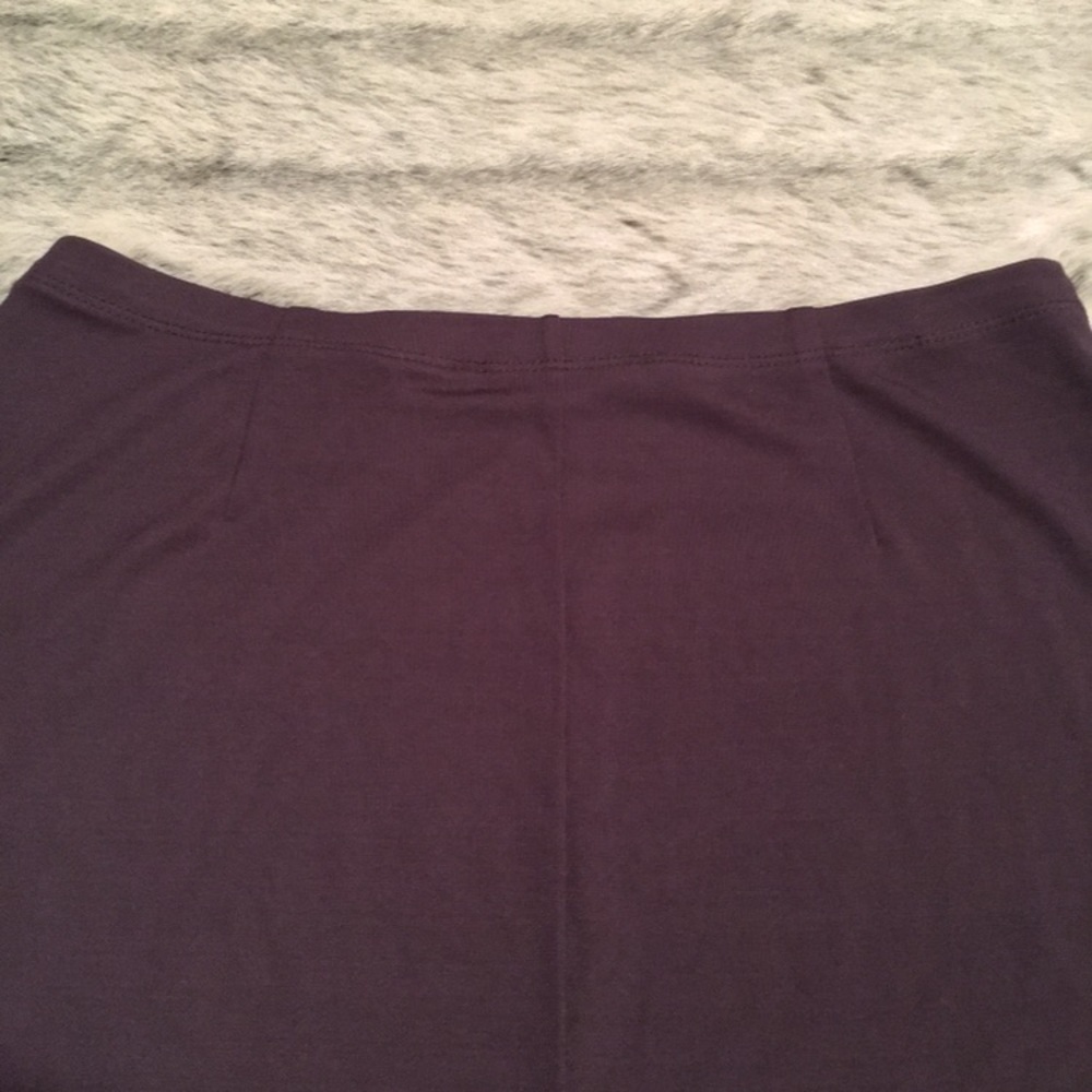 💜💜💜Express Deep Purple Straight Long Skirt - Picture 6 of 8