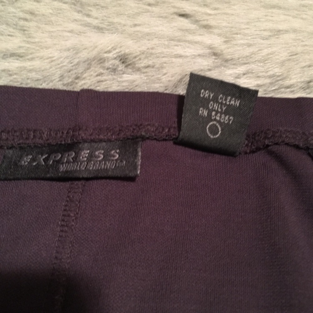 💜💜💜Express Deep Purple Straight Long Skirt - Picture 8 of 8