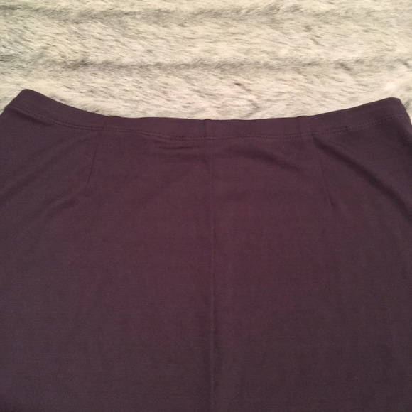 💜💜💜Express Deep Purple Straight Long Skirt - Picture 6 of 8