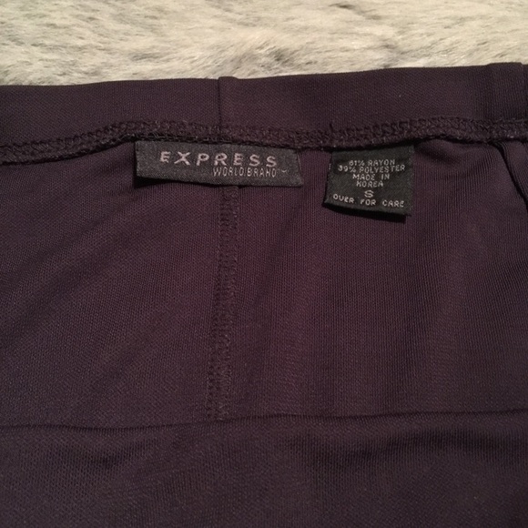 💜💜💜Express Deep Purple Straight Long Skirt - Picture 7 of 8