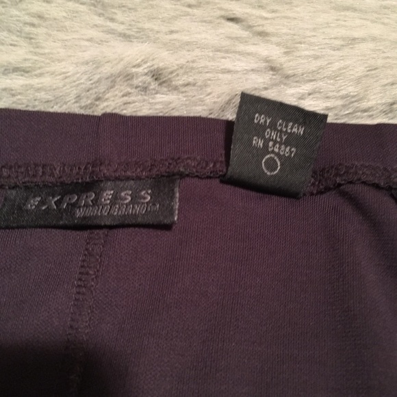 💜💜💜Express Deep Purple Straight Long Skirt - Picture 8 of 8