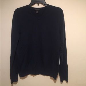 Dark navy merino wool sweater