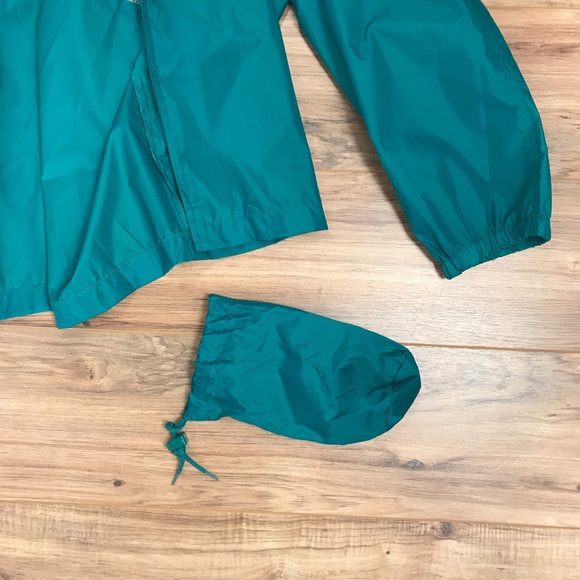 Vintage Stow It Away Compact 🌧Raincoat Teal - Picture 6 of 7