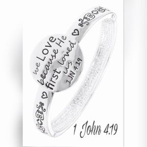 Scripture Engraved  Bracelet