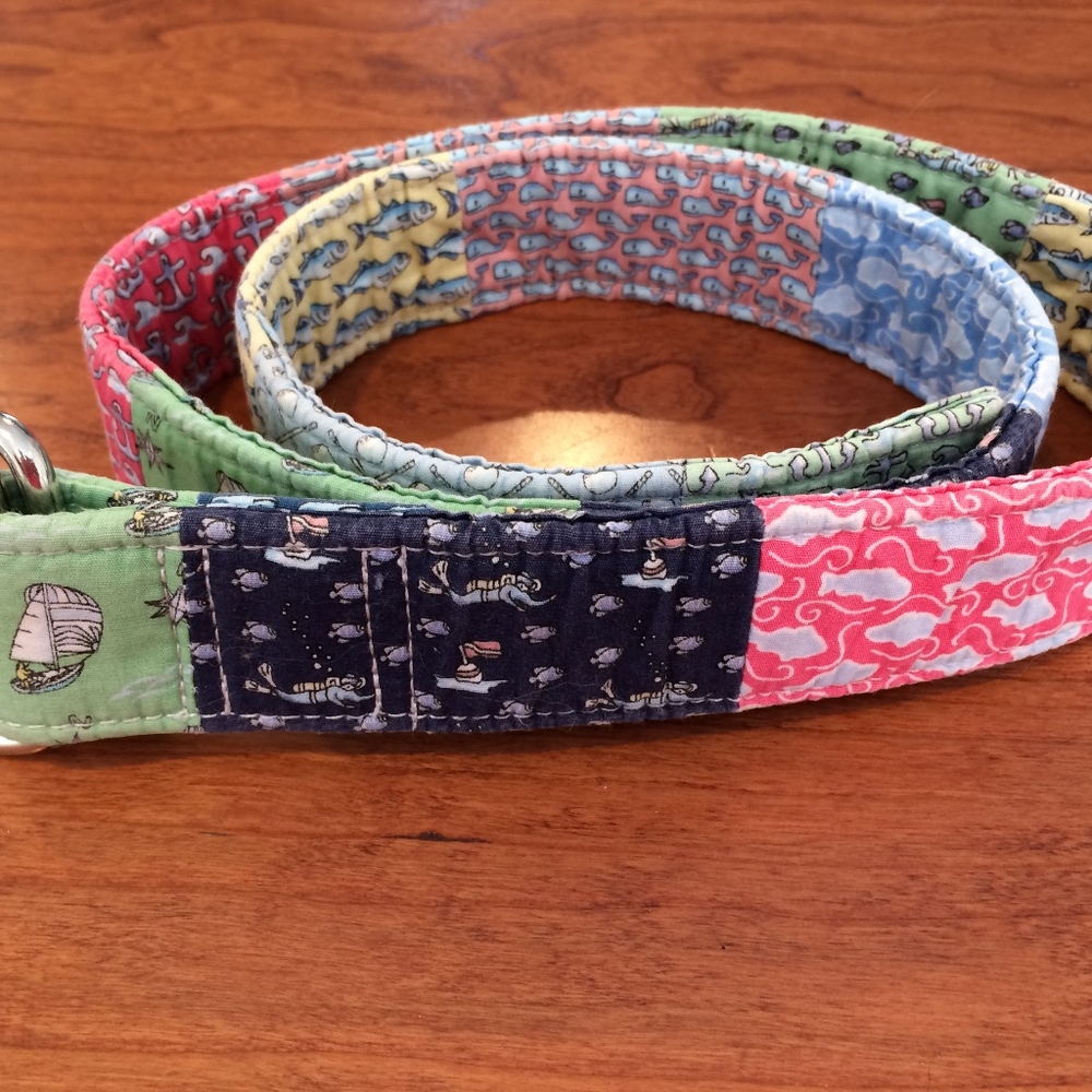 Vineyard Vines patchwork sz medium belt