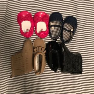 Baby girl 6-12 month shoe lot. Gap, H&M, old navy