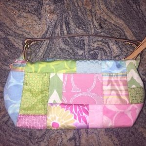 Authentic Coach Mini Pocketbook patchwork pattern