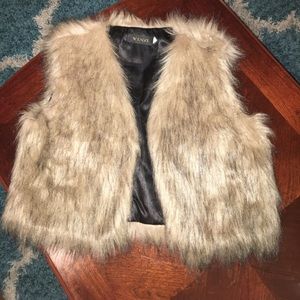 Tan Fur Vest