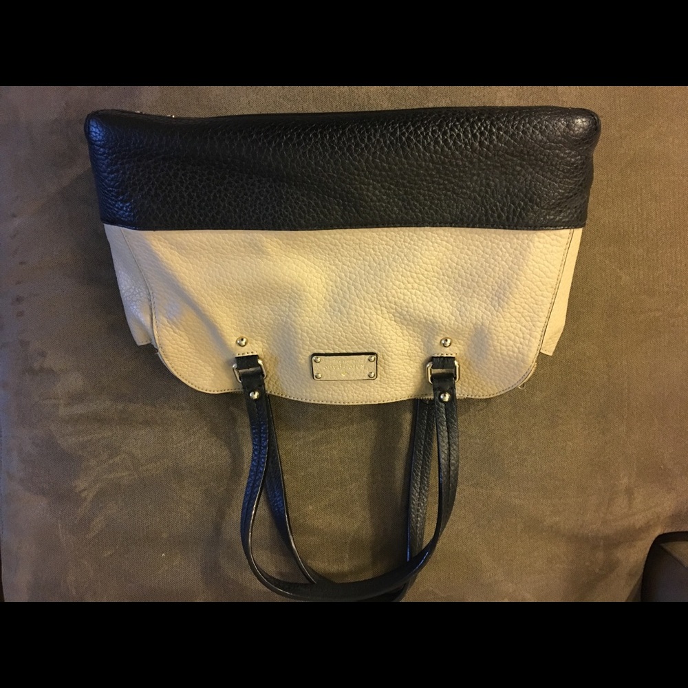 Kate Spade cream and black tote